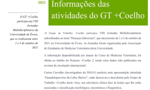 GT +Coelho participa nas VIII Jornadas Multidisciplinares da Universidade de Évora