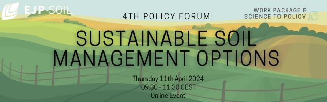 4th EU EJP SOIL Policy Forum