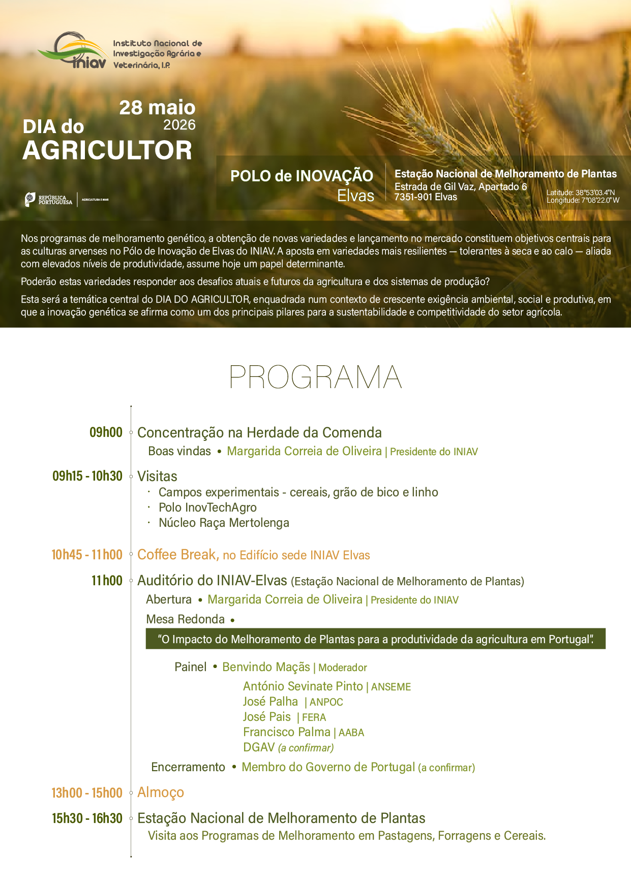 Dia do agricultor 2026