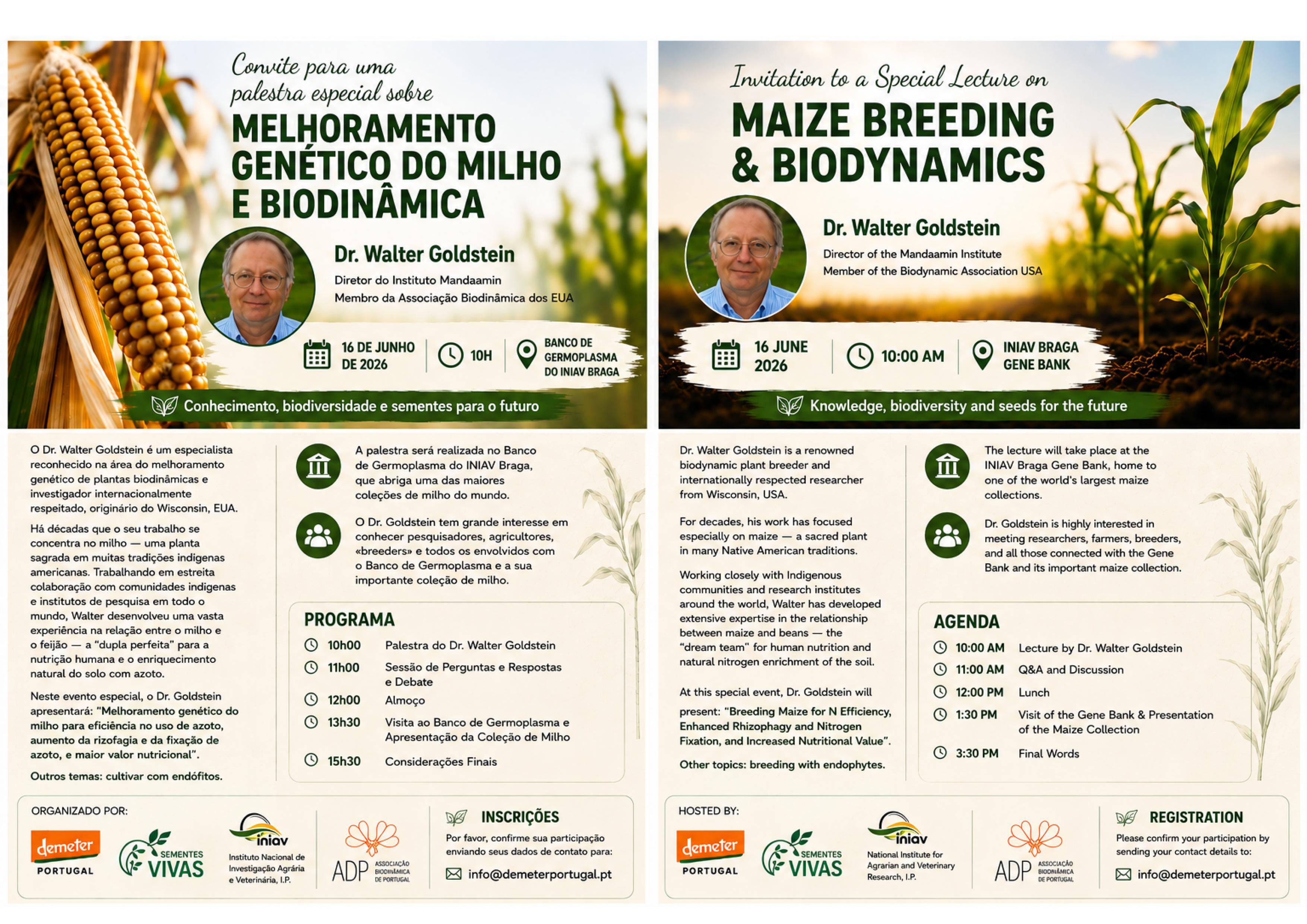 BPGV recebe Dr.Walter Goldstein