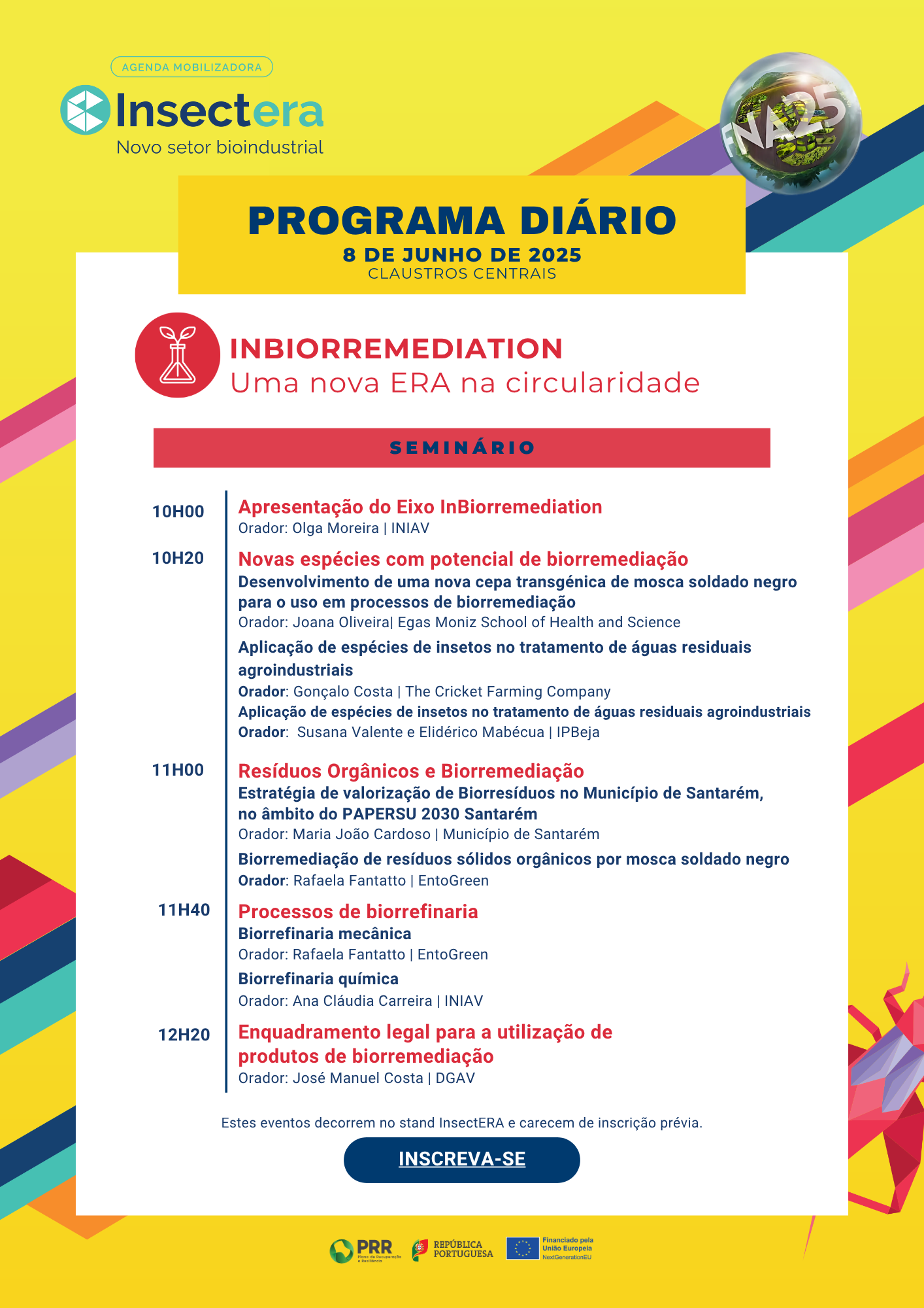 A Agenda Mobilizadora InsectERA marca presença na FNA nos Claustros Centrais