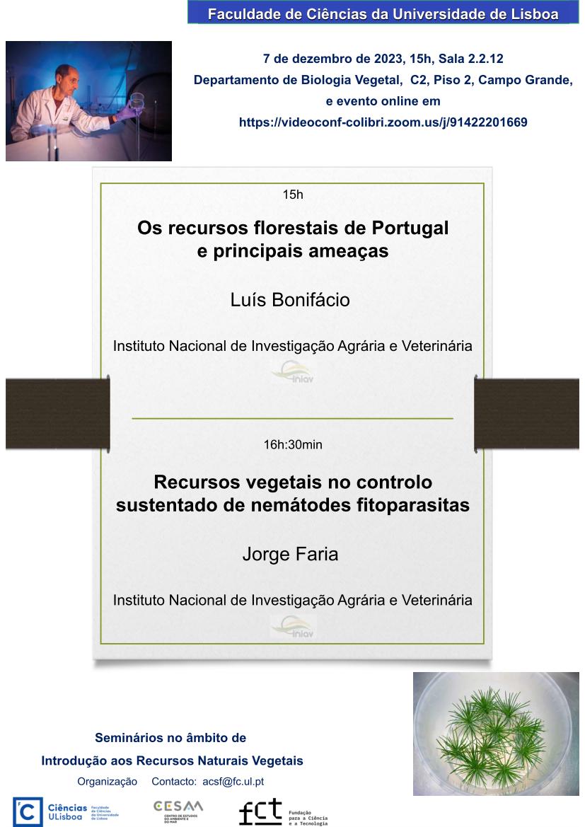 Seminários em Recursos Naturais Vegetais