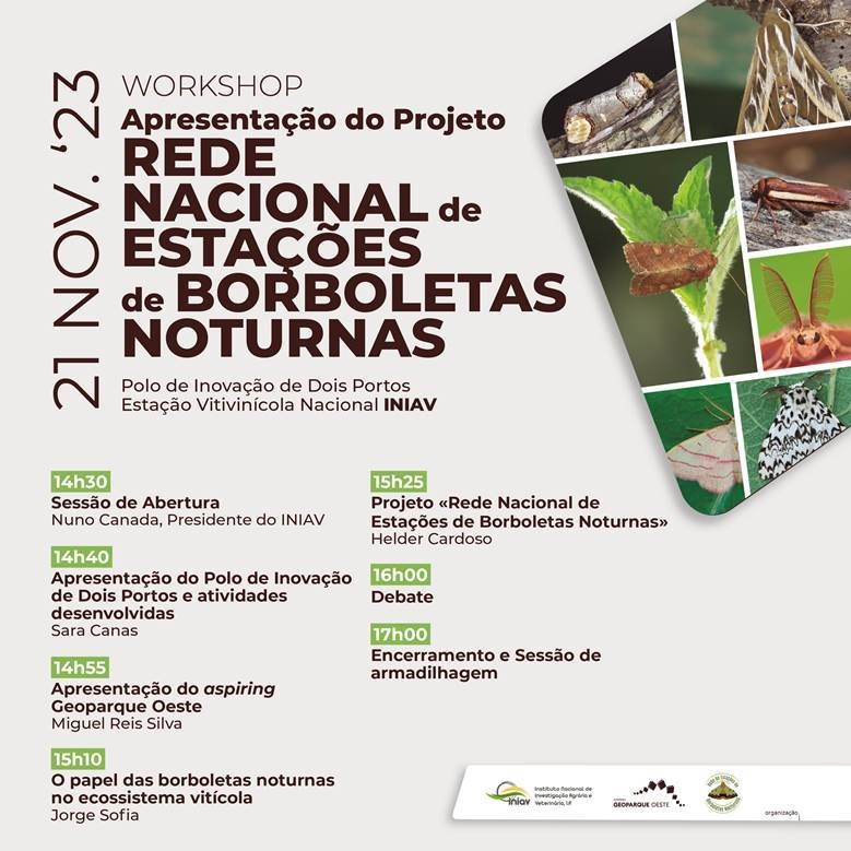 Workshop - Apresentação do Projeto Rede Nacional de Estações de Borboletas Noturnas