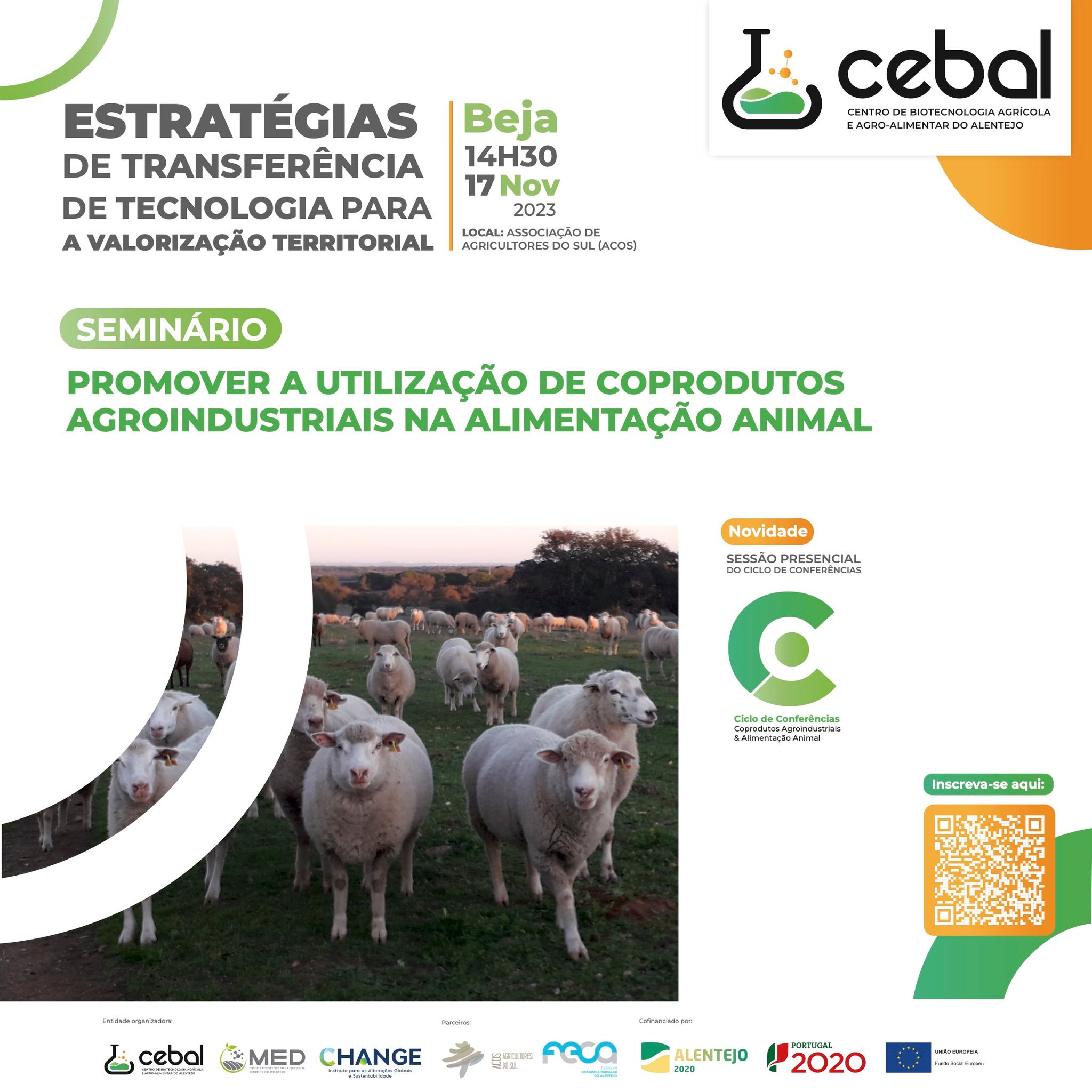 Seminário com o tema "Promover a utilização de Coprodutos Agroindustriais na Alimentação Animal"