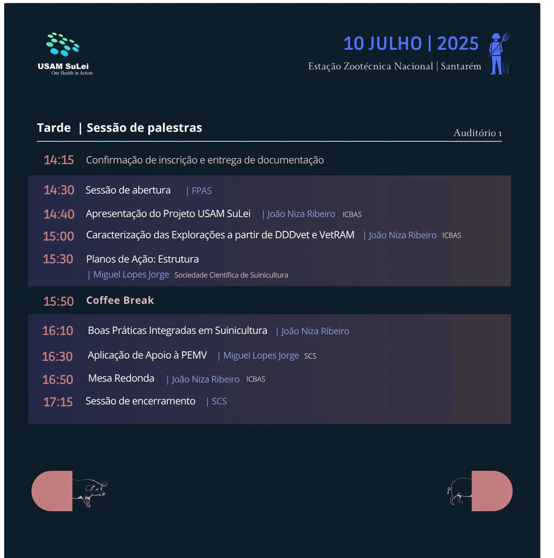 Workshop “Suinicultura: Uso de Antimicrobianos e Saúde Animal”