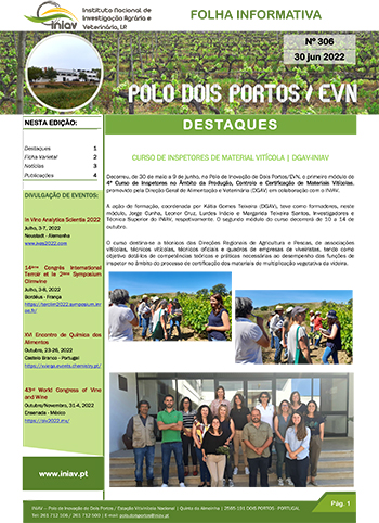 Folha Informativa nº 306 - 30 junho 2022
