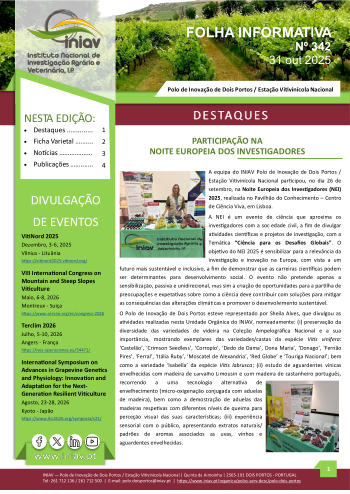 Folha Informativa nº 342 - Outubro 2025