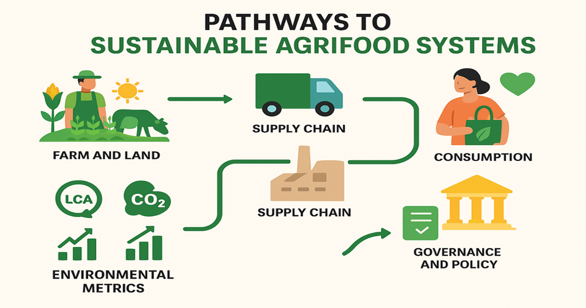 Advancing Sustainable Agrifood Systems: Interconnections of Energy, Emissions, and Agroecological Pathways
