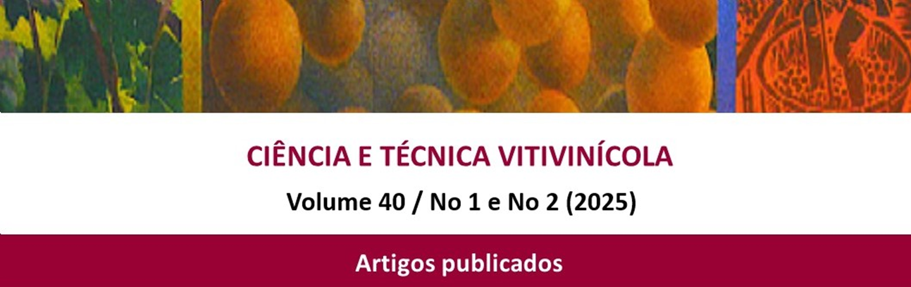 Ciência e Técnica Vitivinícola | Volume 40 (2025) | Artigos publicados