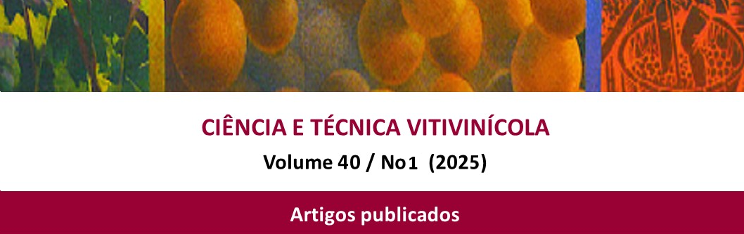 Ciência e Técnica Vitivinícola | Volume 40 / Nº1 (2025) | Artigos publicados