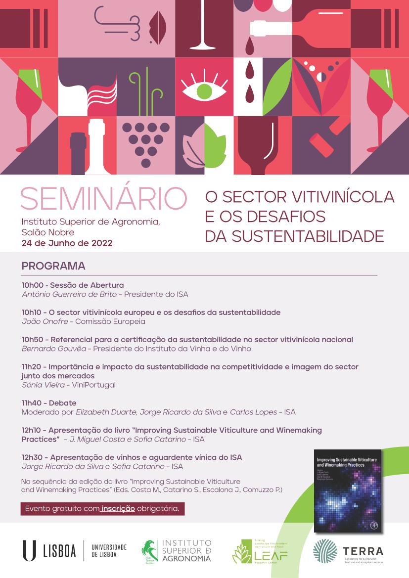 Seminário O Sector Vitivinícola e os Desafios da Sustentabilidade