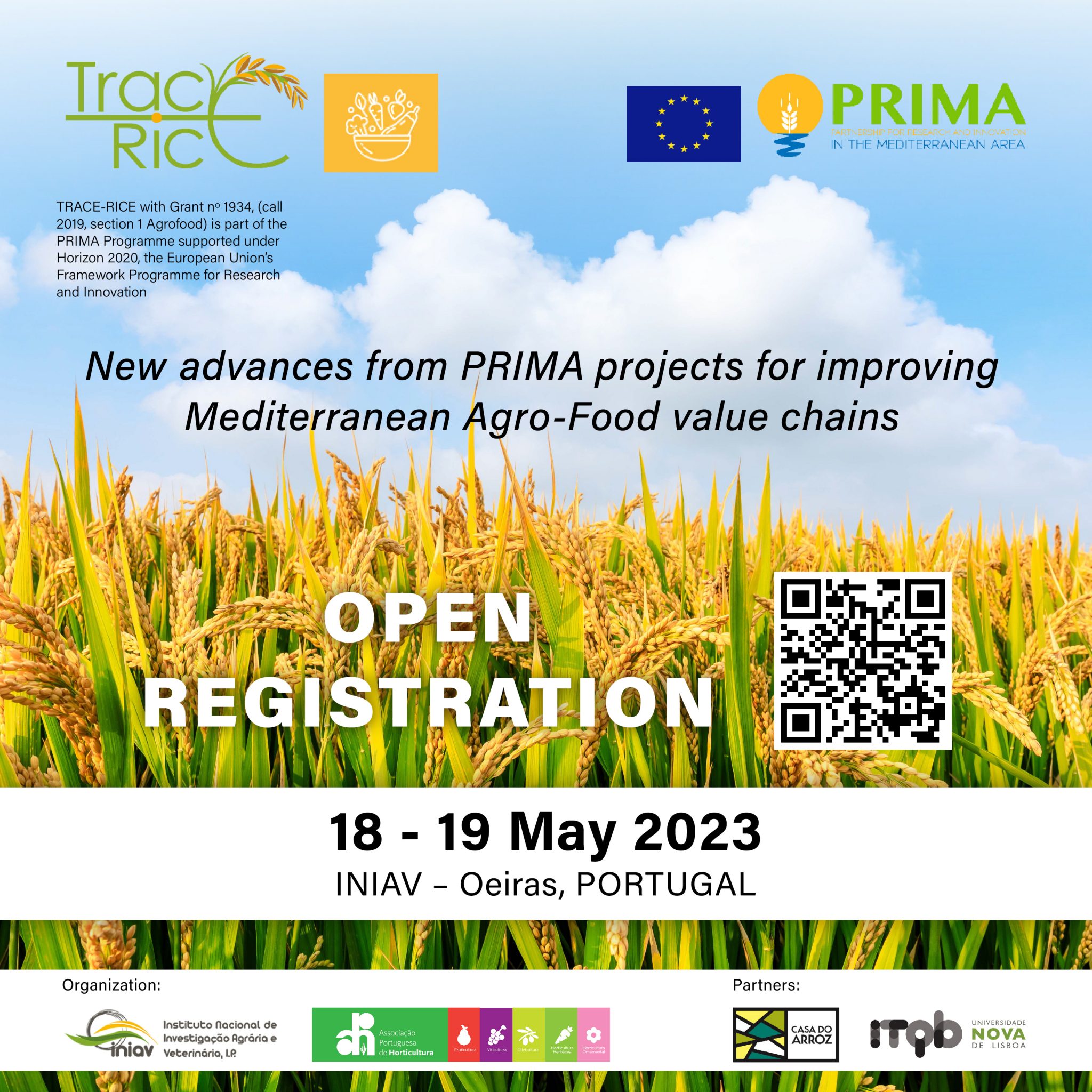 open registration trace rice prima
