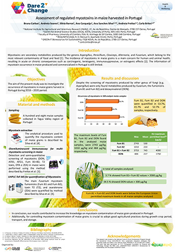 Assessment of regulated mycotoxins in maize harvested in Portugal