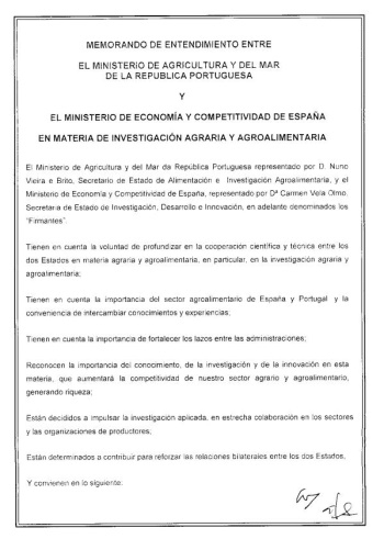 Memorando de Entendimento em matéria de investigação ... Imagem 1