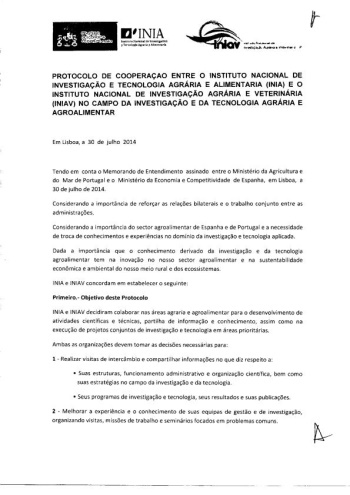 Protocolo de Cooperação de investigação e da tecnologia ... Imagem 1