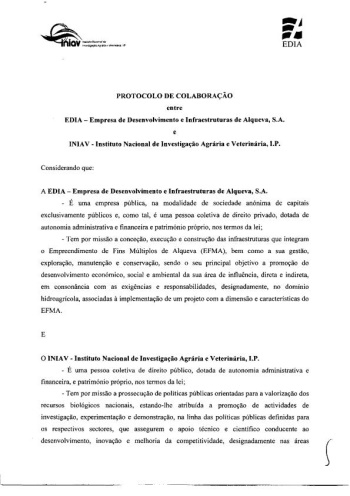 Protocolo de Colaboração em matéria de experimentação, ... Imagem 1