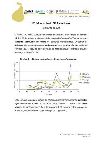 16ª Informação do GT Estenfiliose 2019 Imagem 1