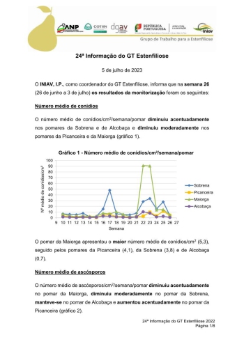 24ª Informação do GT Estenfiliose 2023 Imagem 1