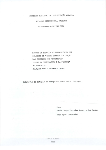 Estudo da Fracção Polissacarídica Dos Colóides de Vinhos ... Imagem 1