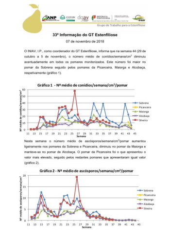 33ª Informação do GT Estenfiliose 2018 Imagem 1