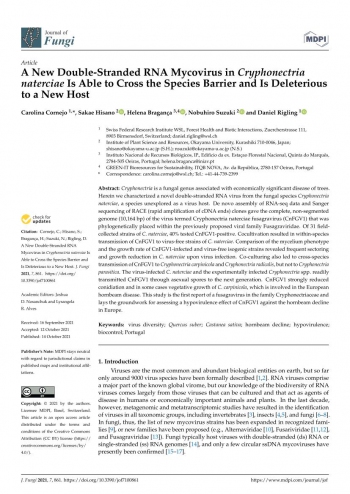 A New Double-Stranded RNA Mycovirus in Cryphonectria ... Imagem 1