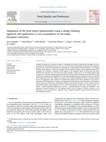 Adaptation of the food choice questionnaire using a design ... Imagem 1