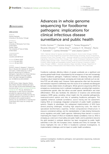 Advances in whole genome sequencing for foodborne ... Imagem 1