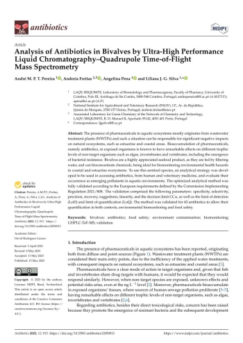 Analysis of Antibiotics in Bivalves by Ultra-High ... Imagem 1