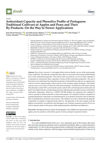 Antioxidant Capacity and Phenolics Profile of Portuguese ... Imagem 1