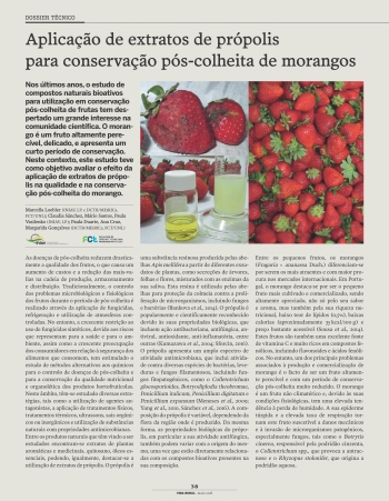 Aplicação de extratos de própolis para conservação ... Imagem 1