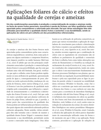 Aplicações foliares de cálcio e efeitos na qualidade de ... Imagem 1