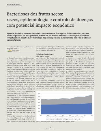 Bacterioses dos frutos secos: riscos, epidemiologia e ... Imagem 1
