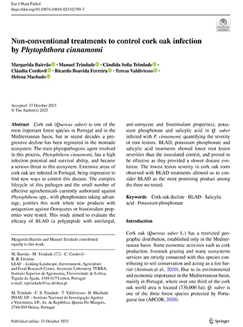 Non‑conventional treatments to control cork oak infection ... Imagem 1