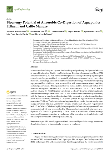Bioenergy Potential of Anaerobic Co-Digestion of Aquaponics ... Imagem 1