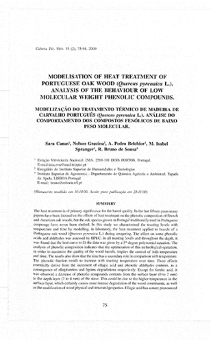 Modelisation of heat treatment of portuguese oak wood ... Imagem 1