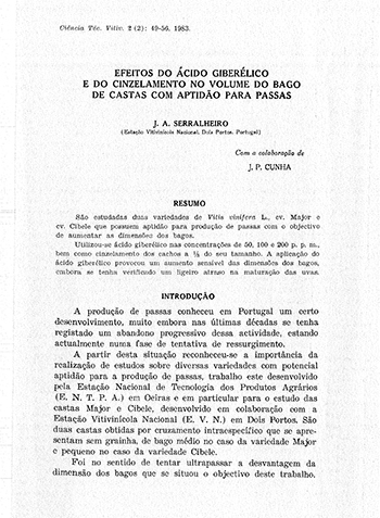 Efeitos do ácido giberélico e do cinzelamento no volume do ... Imagem 1