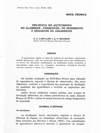 Influência do aquecimento do alambique &quot;Charentais&quot; no ... Imagem 1