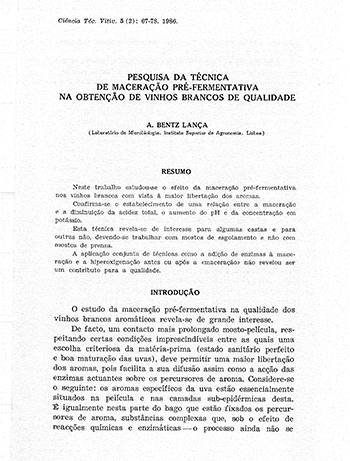 Pesquisa da técnica de maceração pré-fermentativa na ... Imagem 1