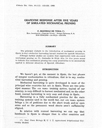 Grapevine response after five years of simulated mechanical ... Imagem 1