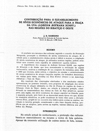 Contribuição para o estabelecimento de níveis económicos de ... Imagem 1