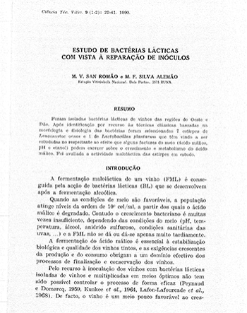 Estudo de bactérias lácticas com vista à reparação de ... Imagem 1