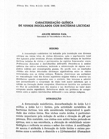 Caracterização química de vinhos inoculados com bactérias ... Imagem 1