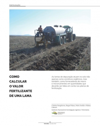 COMO CALCULAR O VALOR FERTILIZANTE DE UMA LAMA Imagem 1