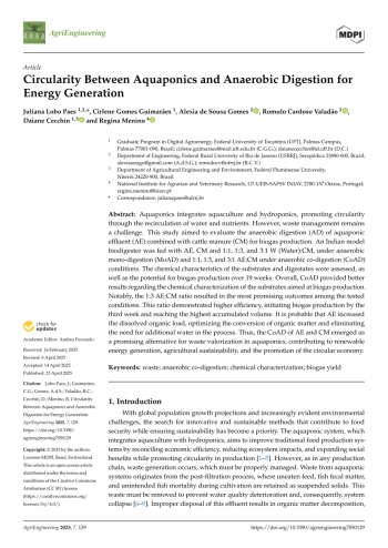 Circularity Between Aquaponics and Anaerobic Digestion for ... Imagem 1
