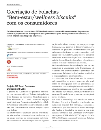 Cocriação de bolachas “Bem-estar/ wellness biscuits ” com ... Imagem 1