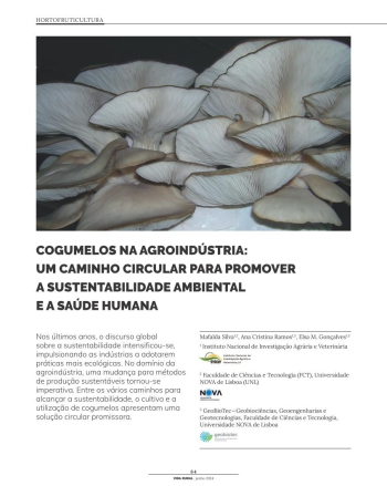 COGUMELOS NA AGROINDÚSTRIA: UM CAMINHO CIRCULAR PARA ... Imagem 1