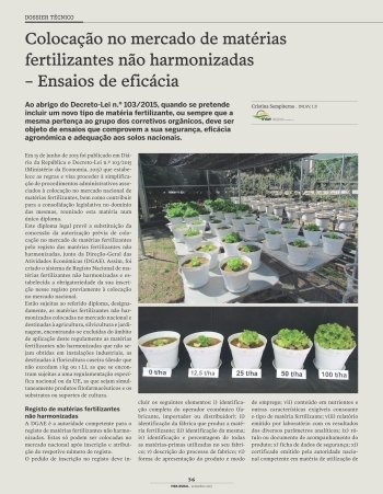 Colocação no mercado de matérias fertilizantes não ... Imagem 1