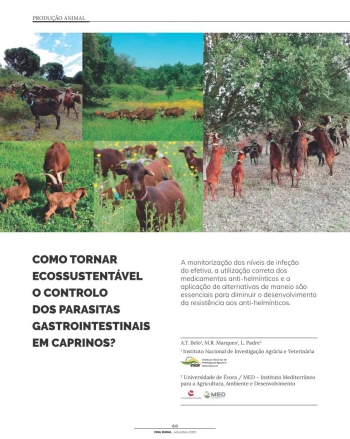 COMO TORNAR ECOSSUSTENTÁVEL O CONTROLO DOS PARASITAS ... Imagem 1