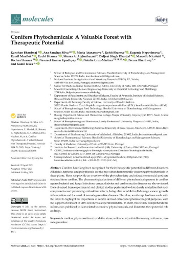 Conifers Phytochemicals: A Valuable Forest with Therapeutic ... Imagem 1