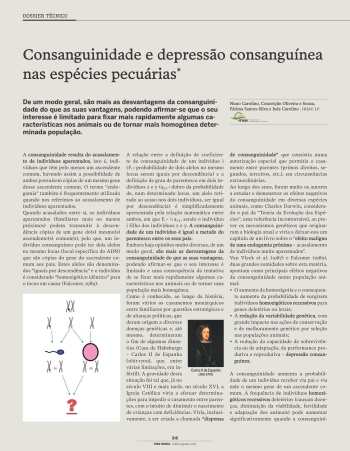 Consanguinidade e depressão consanguínea nas espécies ... Imagem 1